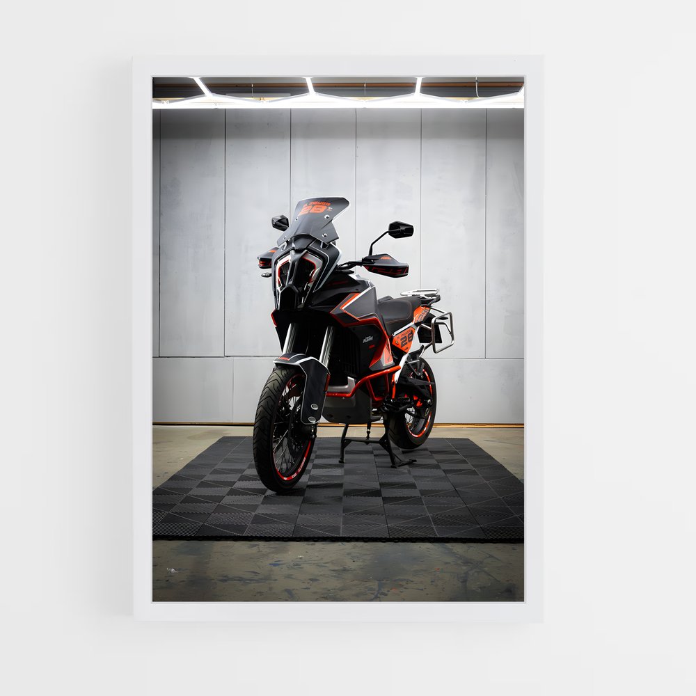 Poster Garage Adventure – affiche KTM Moto (vue 3)